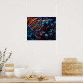 花に出会うロボット ポスター (キッチン)