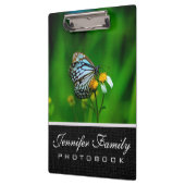 花に咲く美しい蝶 クリップボード (左)