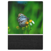 花に咲く美しい蝶 クリップボード (裏面)