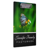 花に咲く美しい蝶 クリップボード (右)