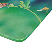 花に咲く美しい蝶#2 カッティングボード (角)