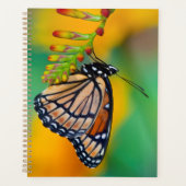 花に咲く花の咲く蝶 プランナー手帳 (正面)