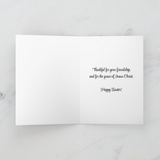 花に囲まれたイースタークロス シーズンカード (内部)