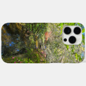 花に囲まれた庭の川 Case-Mate iPhoneケース (裏面 (横))