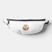 花に囲まれた愛らしいキリン_7 ファニーパック (レイダウン)