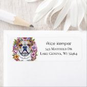 花に囲まれた愛アートブルドッグお洒落|過去記事 ラベル (インサイチュ)