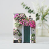 花に囲まれた戸口 ポストカード (スタンド正面)