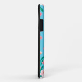 花に囲まれた笑顔のキャラクター犬 Case-Mate iPhoneケース (裏面/右)