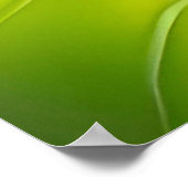 花に座る微笑みを浮かべる漫画 ポスター (角)