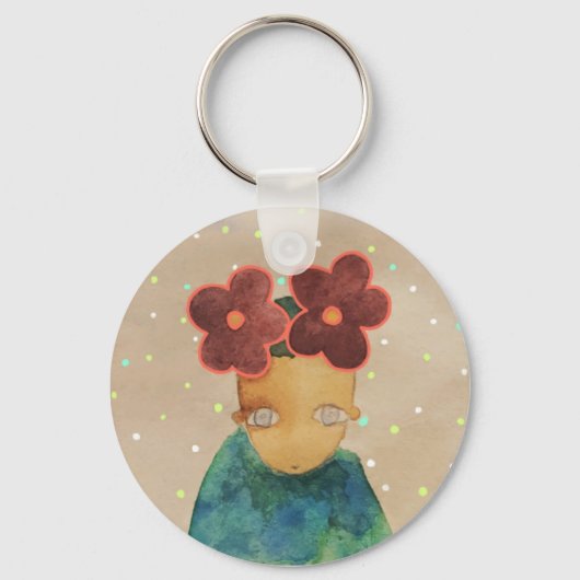 花に恋をして キーホルダー (正面)