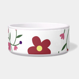 花に模様を付ける ボウル