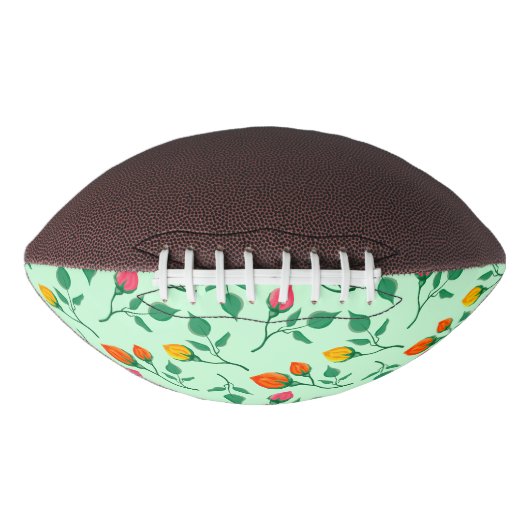 花に色を付けたバラ アメリカンフットボール (正面)