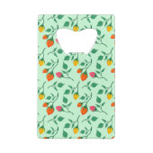 花に色を付けたバラ クレジットカード栓抜き (裏面)