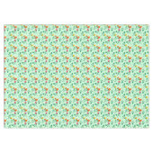 花に色を付けたバラ テーブルクロス (正面(横))