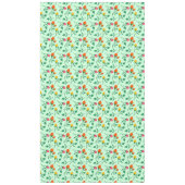 花に色を付けたバラ テーブルクロス (正面)