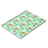 花に色を付けたバラ ノートブック (左側)