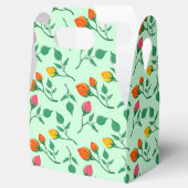 花に色を付けたバラ フェイバーボックス (オープン)