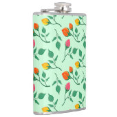 花に色を付けたバラ フラスク (右)