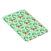 花に色を付けたバラ マグネット (右側)