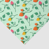 花に色を付けたバラ 薄葉紙 (詳細)