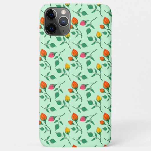 花に色を付けたバラ Case-Mate iPhoneケース (裏面)