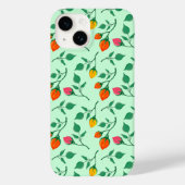 花に色を付けたバラ Case-Mate iPhoneケース (裏面)