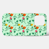花に色を付けたバラ Case-Mate iPhoneケース (裏面 (横))