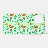 花に色を付けたバラ Case-Mate iPhoneケース (裏面 (横))