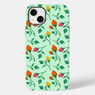 花に色を付けたバラ Case-Mate iPhone 14 PLUSケース