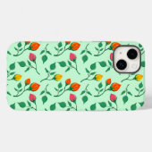 花に色を付けたバラ Case-Mate iPhoneケース (裏面 (横))