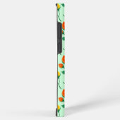 花に色を付けたバラ SAMSUNG GALAXYケース (右側面)