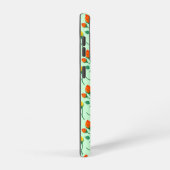 花に色を付けたバラ SAMSUNG GALAXYケース (右側面)