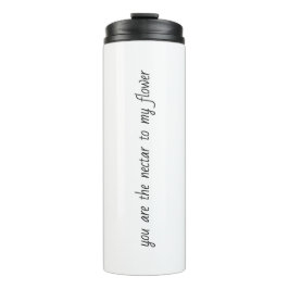 花に蜜を注ぐ熱タンブラー タンブラー