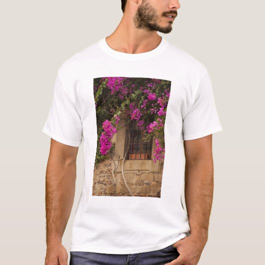 花に覆われたモニュメンタル都市 Tシャツ (正面)