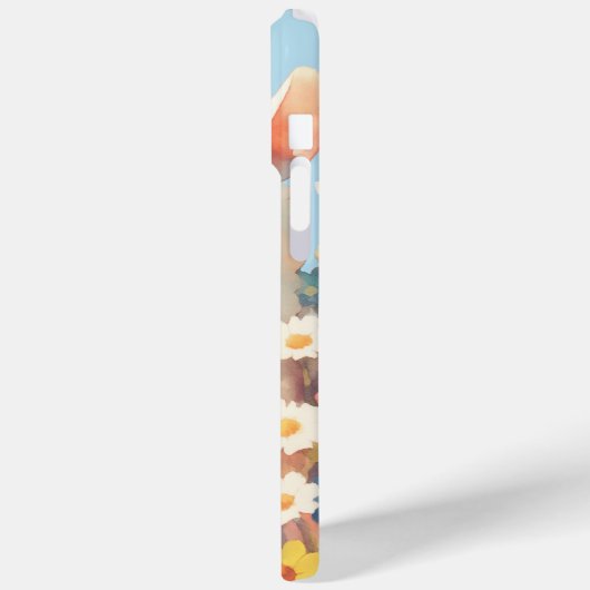 花に隠れるアルパカ Case-Mate iPhoneケース (裏面 / 左)