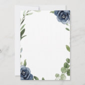 花のあるグリーンファームの誕生日招待状 招待状 (裏面)