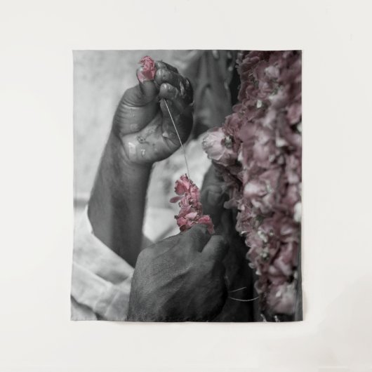 花のある人 タペストリー (正面)