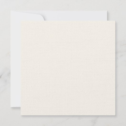 花のある女性 カード (裏面)