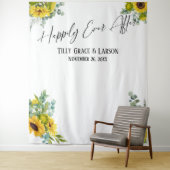 花のある幸せな永遠のフォトバックドロップ タペストリー (インサイチュ)