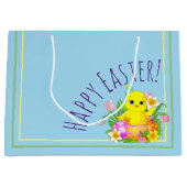 花のある復活祭 ラージペーパーバッグ (正面)