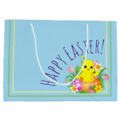 花のある復活祭 ラージペーパーバッグ (裏面)