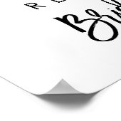 花のある農村風のウェディングシャワー歓迎看板 ポスター (角)