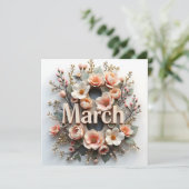 花のある8日　国際女性デー シーズンカード (スタンド正面)