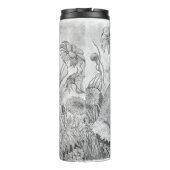 花のうさぎ熱タンブラー タンブラー (裏面)