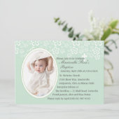 花のおおいの写真の招待状 招待状 (スタンド正面)