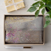 花のお洒落デコップホワイトホースのフィールド 薄葉紙 (ギフト)