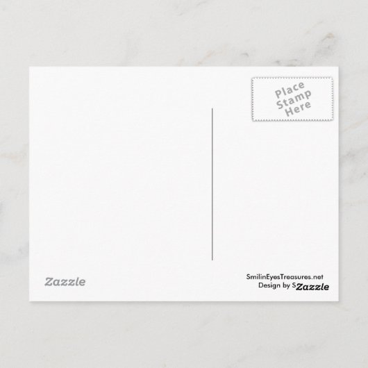 花のかわお洒落いいはがきにトンボ ポストカード (裏面)