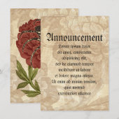 花のくも 案内状 (正面/裏面)