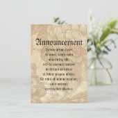 花のくも 案内状 (スタンド正面)