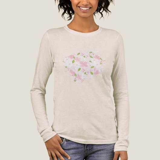 花のささやき トライブレンドＴシャツ (正面)